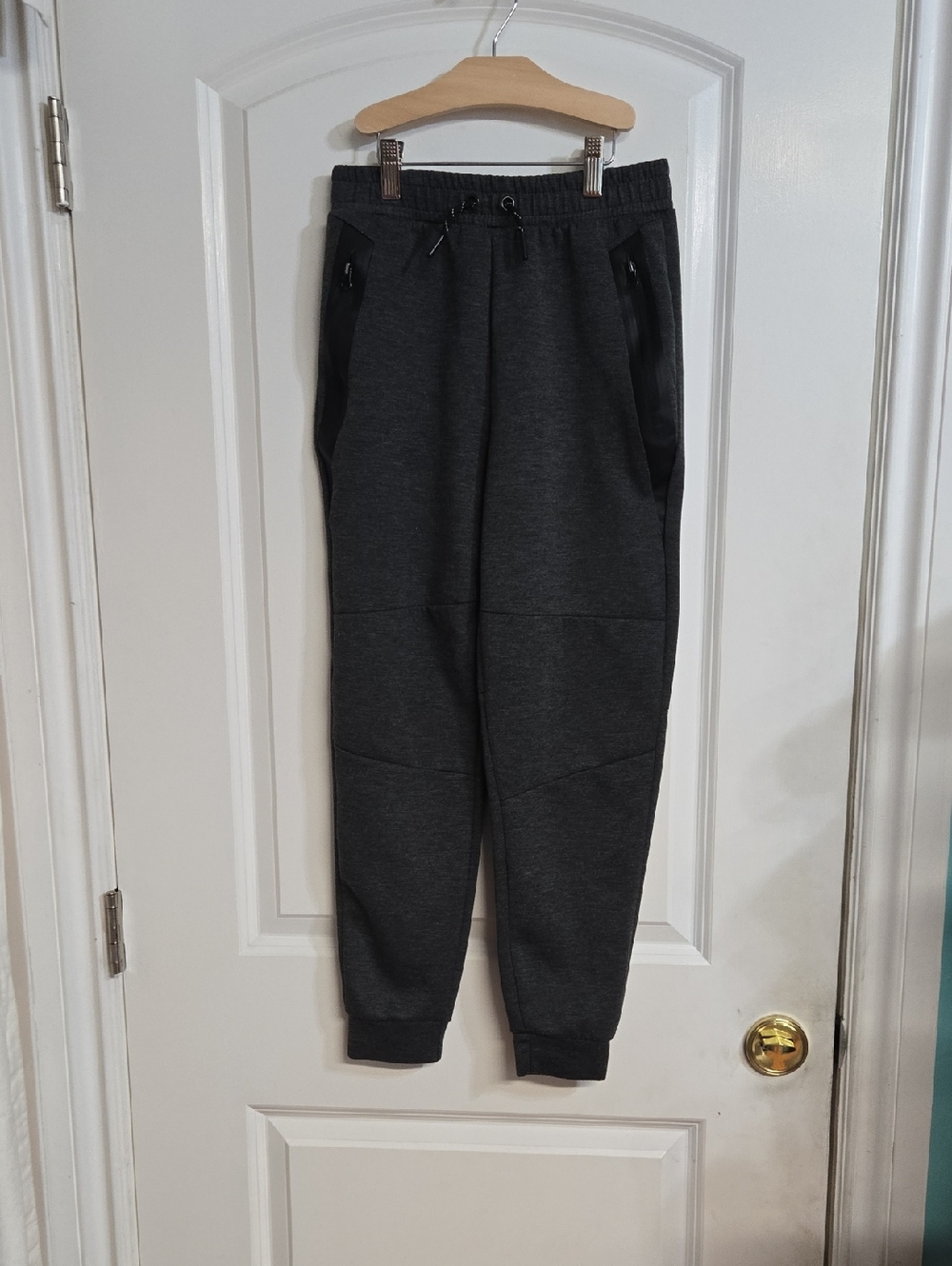 RGSTR Boys Charcoal Gray Jogger Pants - Casual Comfort 10/12L